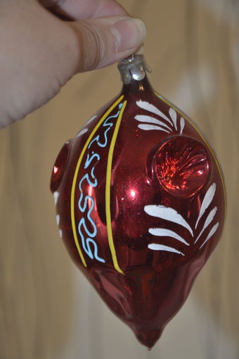 Ёлочная ГДР тончайшее стекло