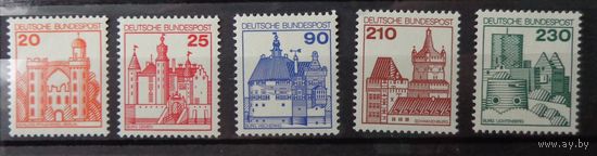 Германия, ФРГ 1978 г. Mi.995-999 MNH** полная серия