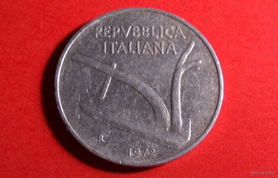 10 лир 1972. Италия.