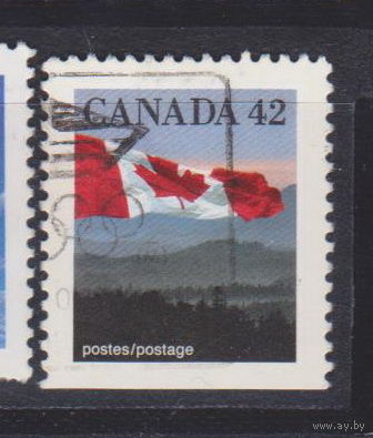 Флаг Герб Канада 1991 год Лот 12