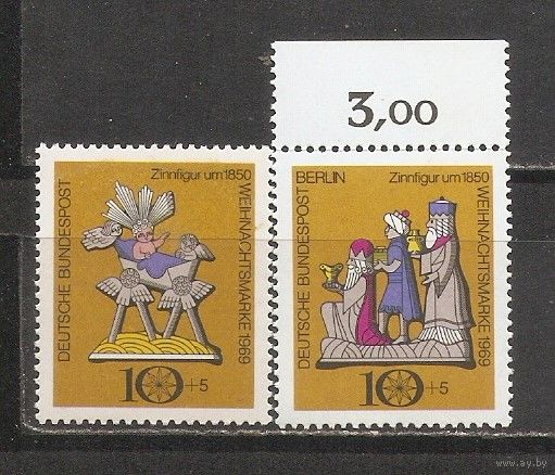 ФФ5 ФРГ Берлин 1969 Рождество