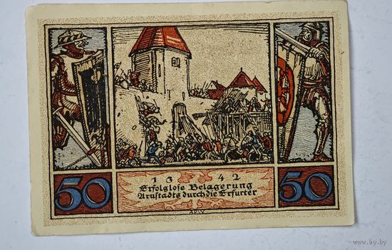 1921 год 50 пфеннигов Германия нотгельд