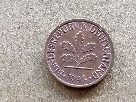 ФРГ 1 пфенниг, 1994"J" (К-)