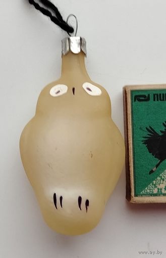 Ёлочная игрушка. Сова. Ю-34.