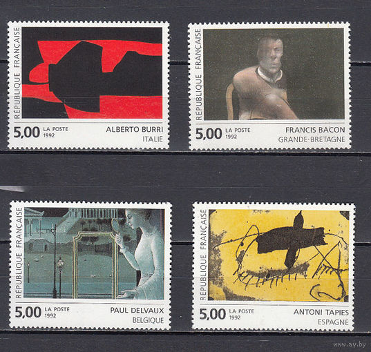 Живопись. Франция. 1992. 4 марки. Michel N 2927-2930 (8,8 е).