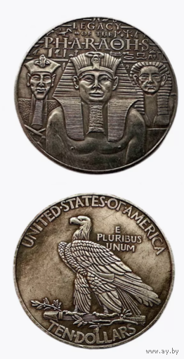 Сувенирная монета 1 доллар 1936 Фараоны