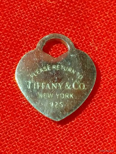 Кулон Tiffany Серебро 925 проба