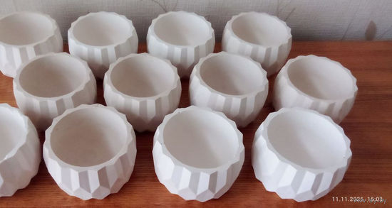 Кашпо из гипса