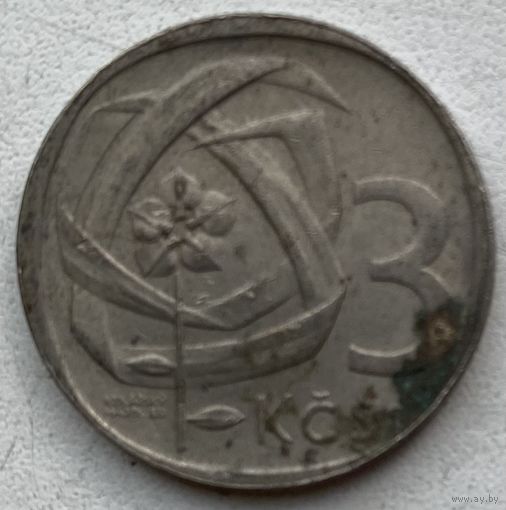 Чехословакия 3 кроны 1969 г.