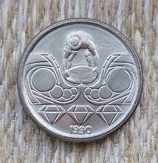Бразилия 10 сентаво 1990 года, UNC