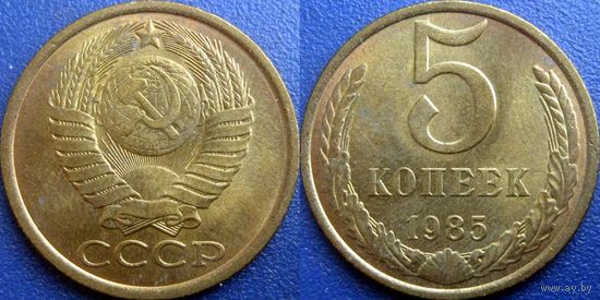 5 копеек 1985 года. aUNC (2)