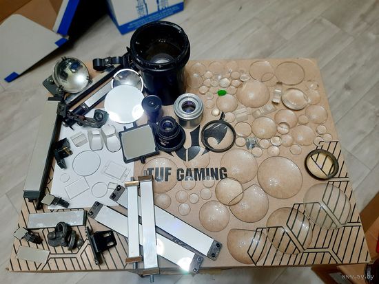 Оптика, линзы, призмы, зеркала. Стекло ОДНИМ ЛОТОМ.