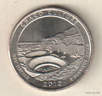 США квотер 2012 парк Нью-Мексико двор P