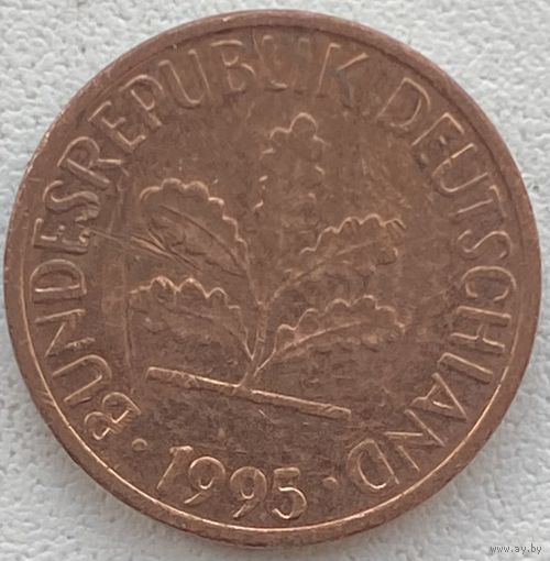 Германия 1 пфенниг 1995 г. F