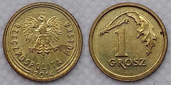 1 грош 2014 XF Польша
