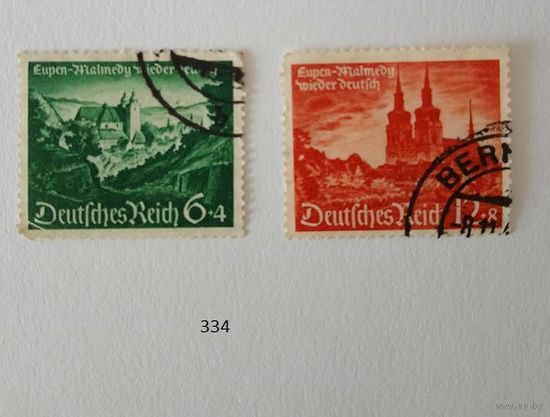 Марки. Германия. Третий рейх. 1940 год.