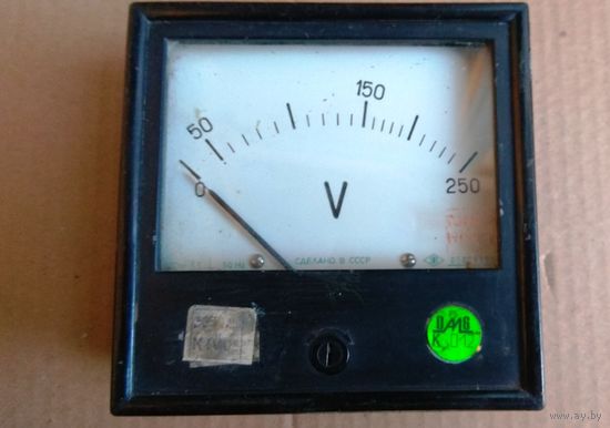 Вольтметр (головка измерительная) Э365-2 (0-250V)