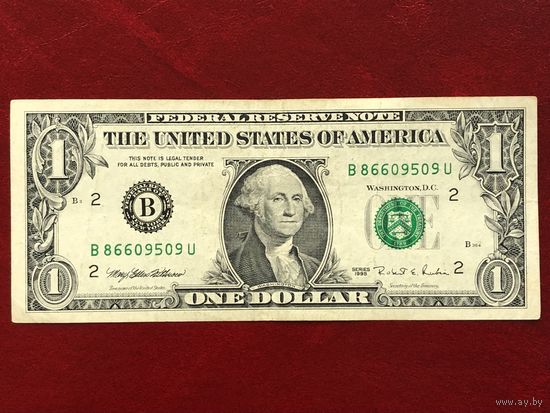 1 доллар США 1995, (B) New York