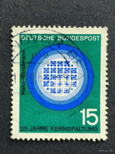 Германия 1964. Юбилеи в области техники и науки. Схема ядерного реактора