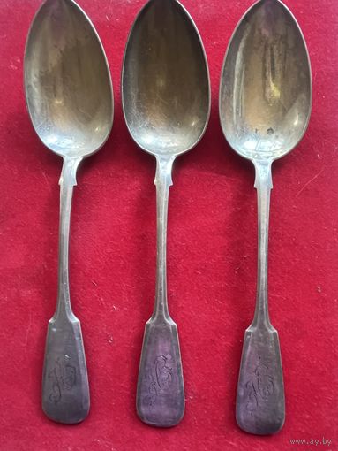 Столовые ложки, Царизм , 84 пр , 3 шт