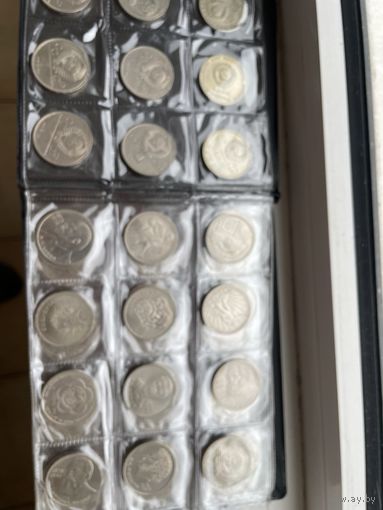 Юбилейный рубли коллекция 64шт