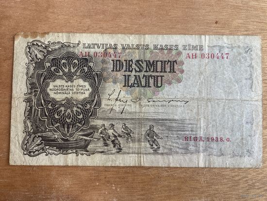 10 1938 Латвия