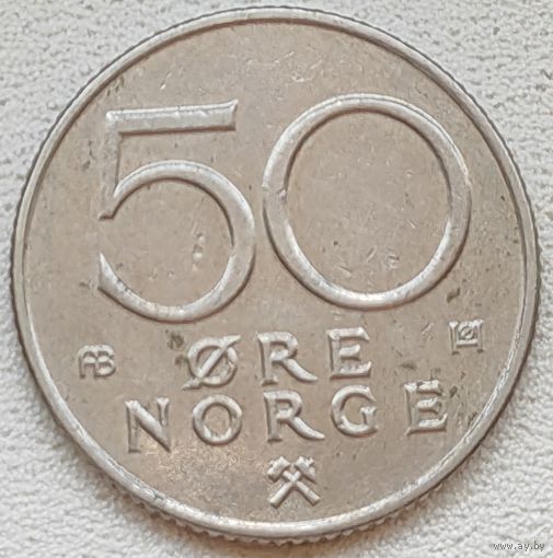 Норвегия 50 эре 1980