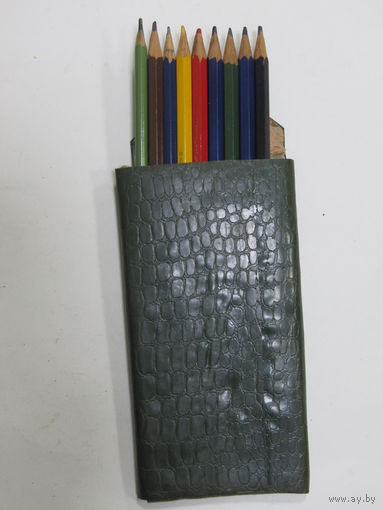 "Набор карандашей". Находился в офицерском планшете 50-х годов. Вооруженные силы. Армия. Оригинал. СССР.