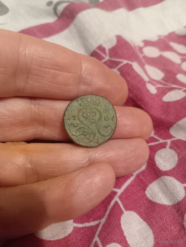 Грошик 1767 год, неплохой