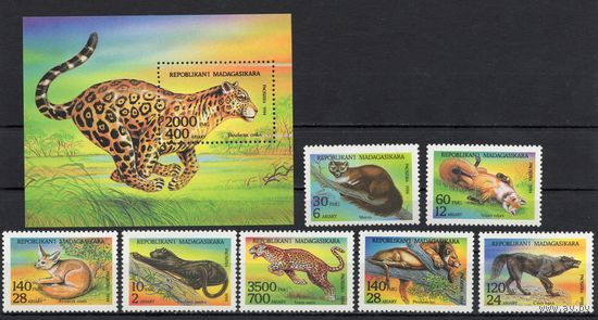 Мадагаскар 1994. Фауна 7марок+блок (1701-7)