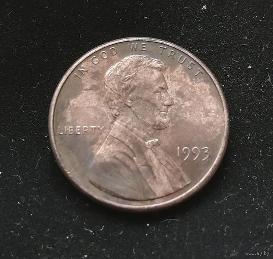 1 цент 1993 США #01