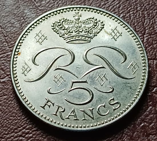 Монако 5 франков, 1974   редкая  ( 2-8-6 )