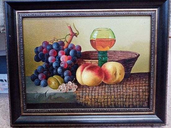 Булавин А.А. "Фруктовый натюрморт", 30х40см 2020г.