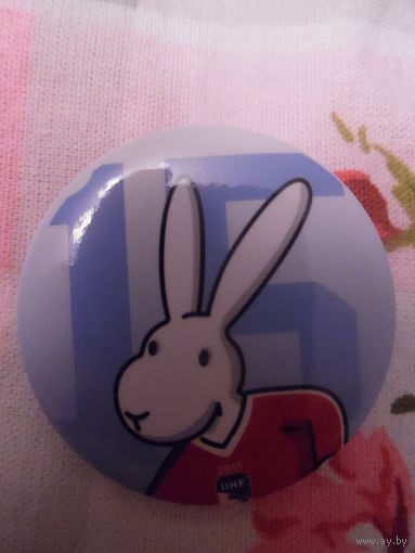 Значок с чм-2015 по хоккею в чехии