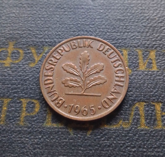 2 пфеннига 1965 (G) Германия ФРГ #02