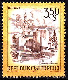 1978 Австрия Стандарт Оберварт Церковь Религия Архитектура Виды 1581
