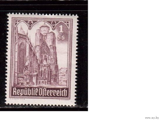 Австрия-1946,(Мих.799) **, Религия, Искусство,Архитектура