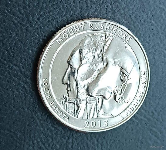 25 центов 2013 D США    парки  Южная Дакота South Dakota