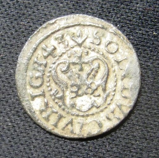 Солид Кристины Августа 1643 г. Рига в сохране