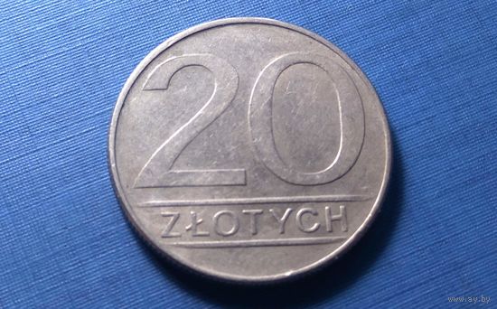 20 злотых 1987. Польша.