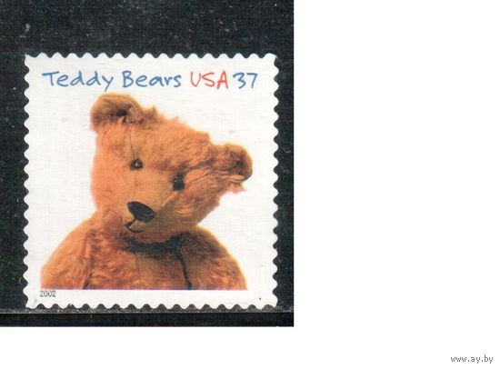 США-2002 (Мих.3627) , * (без клея) , Игрушки, Мишки