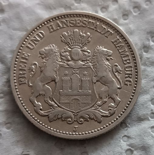 Гамбург 2 марки 1876