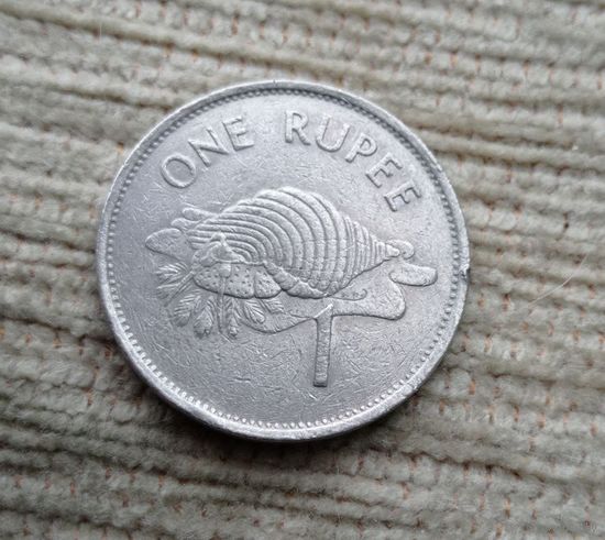 Werty71 Сейшельские острова Сейшелы 1 рупия 1992 Раковина Харония Тритон