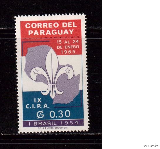Парагвай-1965,(Мих. 1395)  **  , Скауты