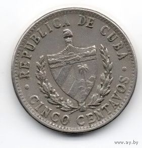 РЕСПУБЛИКА КУБА 5 СЕНТАВО 1961