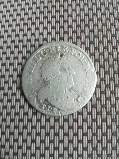 Шесть грошей 1680 года TLB.