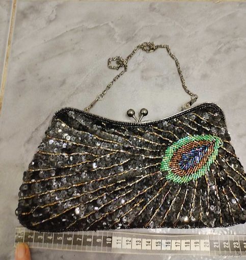 Клатч расшитый бисером новый