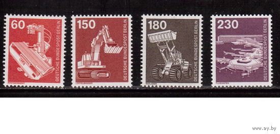Германия(Берлин)-1978,(Мих.582-586)  ** , Стандарт, Техника,полная серия