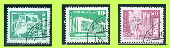 ГДР-1980_(U) (2483-2485). Соцстроительство в ГДР. 3-й стандарт (V выпуск)