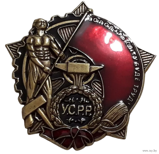Копия Орден Красного знамени Украинской ССР